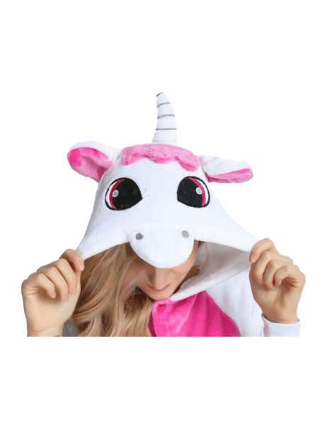 Combinaison <br> Licorne Blanche et Rose