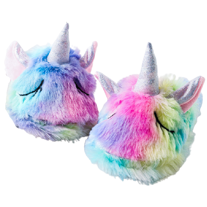 Pantoufles Licorne Multicolore