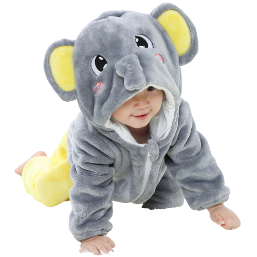 Combinaison pyjama Éléphant Bébé