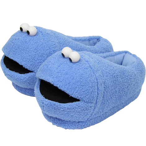 Chaussons Cookie Monster