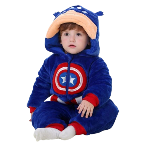 combinaison bébé captain america