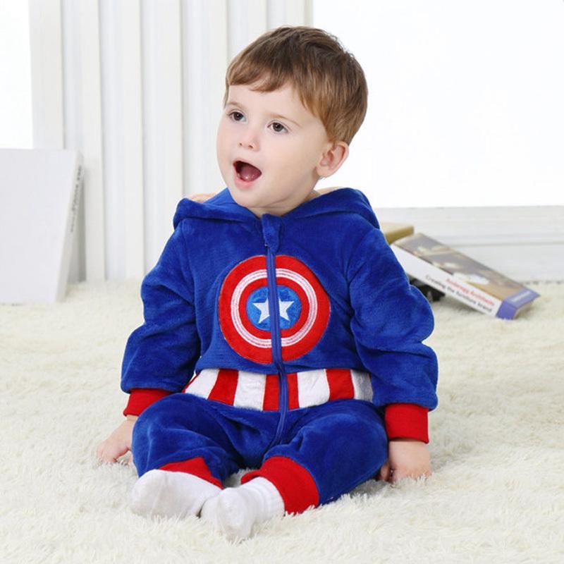 combinaison captain america bébé