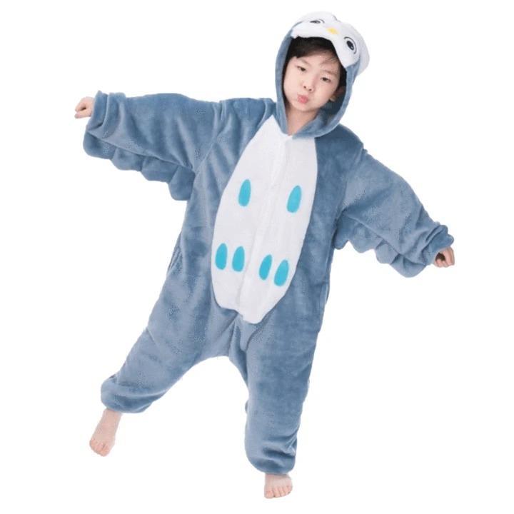 combinaison pyjama chouette enfant