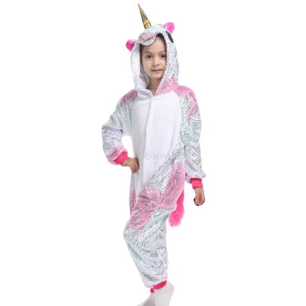 combinaison pyjama licorne fille