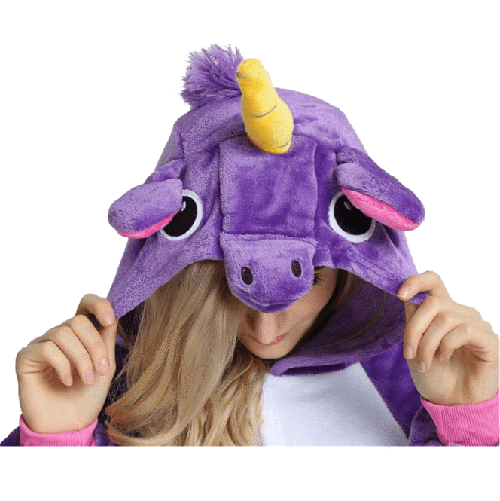 kigurumi licorne violette