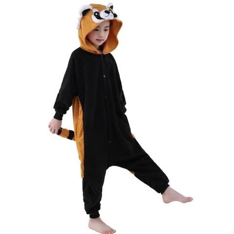 kigurumi panda roux enfant