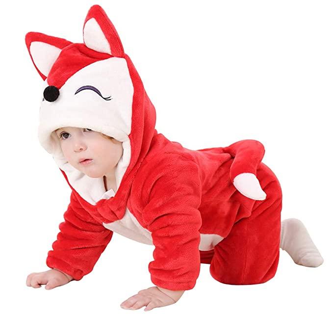 kigurumi renard rouge bébé