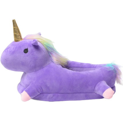 Chaussons Licorne Violette