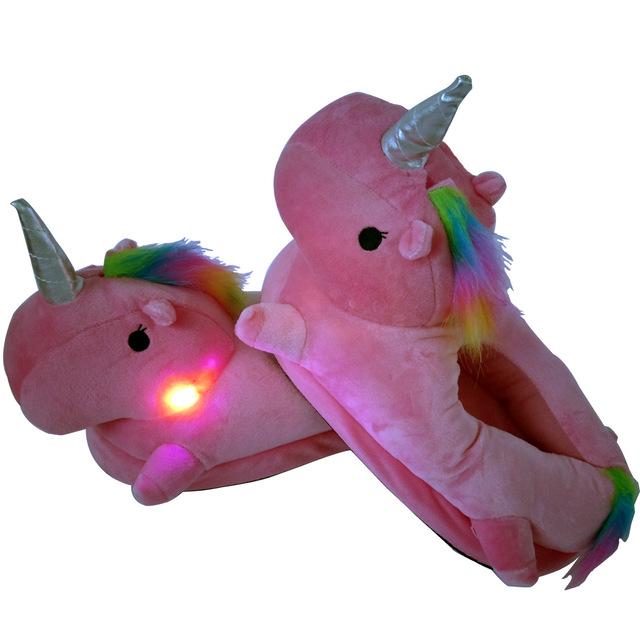 Chaussons Licorne Lumineuse