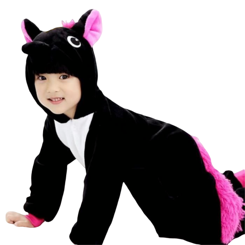 pyjama licorne noire enfant