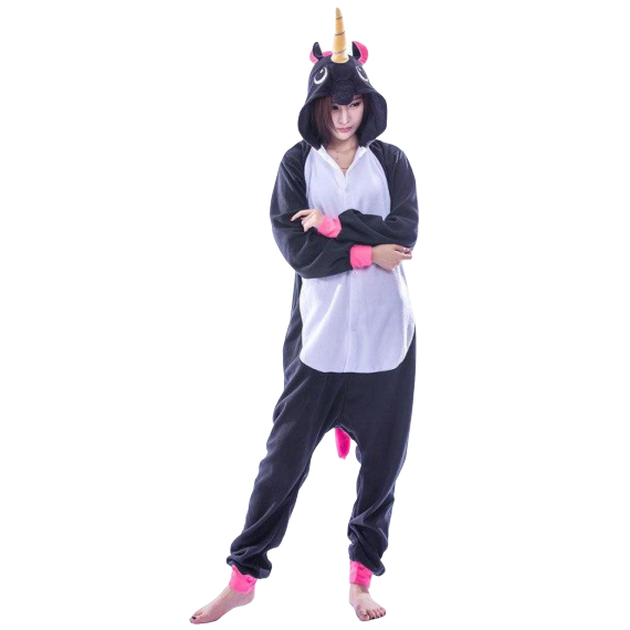 pyjama licorne noire